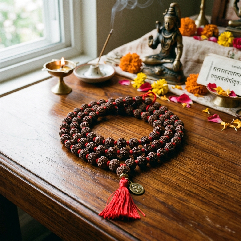 5 Mukhi Rudraksha Mala — Vastu Blessed