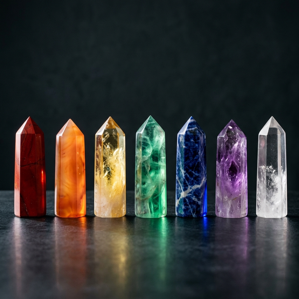 Crystal Vastu Tower Set (7 Chakra)