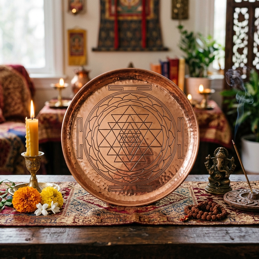 Copper Shri Yantra — Vastu Energized